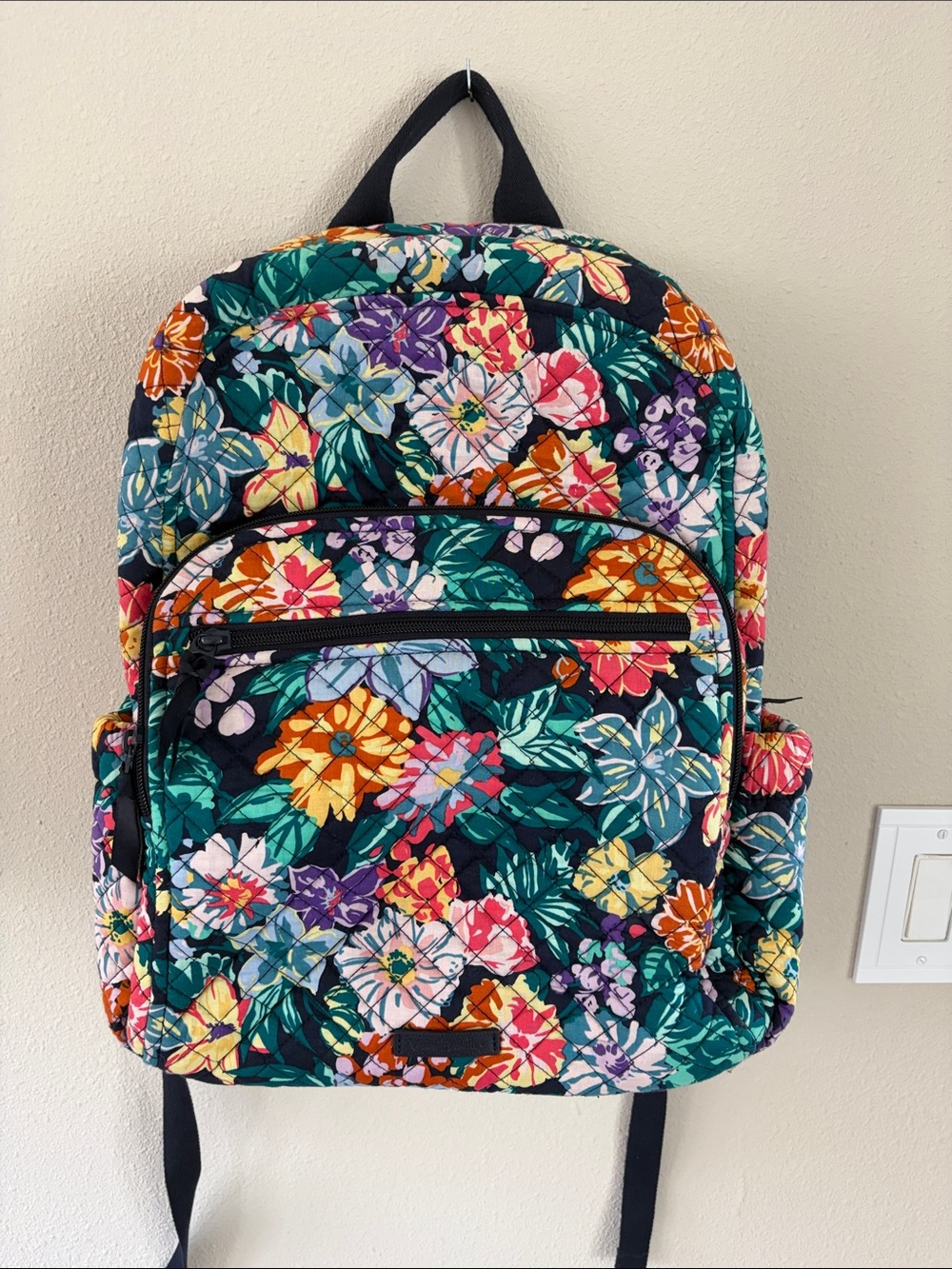 Vera Bradley Floral Print Quilted Backpack - Multicolor